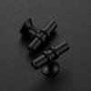 imageRavinte 10 Pack 1012 Inch Cabinet Pulls Kitchen Cupboard Handles with Round Base Matte Black Drawer Pulls Cabinet Handles 1012quot Length8quot Hole Center5