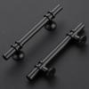 imageRavinte 10 Pack 1012 Inch Cabinet Pulls Kitchen Cupboard Handles with Round Base Matte Black Drawer Pulls Cabinet Handles 1012quot Length8quot Hole Center5