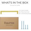 imageRavinte 10 Pack 712 Inch Kitchen Square Cabinet Handles Brushed Brass Pulls Kitchen Cabinet Hardware Handles for Cupboard Drawer PullsBrushed Brass