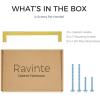 imageRavinte 10 Pack 712 Inch Kitchen Square Cabinet Handles Brushed Brass Pulls Kitchen Cabinet Hardware Handles for Cupboard Drawer PullsBrushed Brass