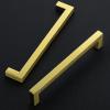 imageRavinte 10 Pack 712 Inch Kitchen Square Cabinet Handles Brushed Brass Pulls Kitchen Cabinet Hardware Handles for Cupboard Drawer PullsBrushed Brass