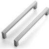 imageRavinte 10 Pack 712 Inch Kitchen Square Cabinet Handles Brushed Brass Pulls Kitchen Cabinet Hardware Handles for Cupboard Drawer PullsBrushed Nickel