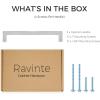 imageRavinte 10 Pack 712 Inch Kitchen Square Cabinet Handles Brushed Brass Pulls Kitchen Cabinet Hardware Handles for Cupboard Drawer PullsBrushed Nickel
