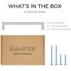imageRavinte 10 Pack 712 Inch Kitchen Square Cabinet Handles Brushed Brass Pulls Kitchen Cabinet Hardware Handles for Cupboard Drawer PullsBrushed Nickel
