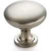 imageRavinte 10 Pack Brushed Nickel Round Zinc Cabinet Knobs for Kitchen Bathroom Closet Dresser CabinetsBrushed Nickel