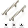 imageRavinte 12 Pack 5 inch Kitchen Cabinet Handles Cabinet Pulls Brushed Nickel Stainless Steel Kitchen Drawer Pulls Cupboard Handles 3quot Hole CenterSatin Nickel