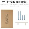 imageRavinte 12 Pack 5 inch Kitchen Cabinet Handles Cabinet Pulls Brushed Nickel Stainless Steel Kitchen Drawer Pulls Cupboard Handles 3quot Hole CenterWhite
