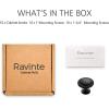 imageRavinte 30 Pack 114 inch Matte Black Zinc EuroStyle Cabinet Knobs Drawer Pulls ampamp Door HandlesBlack