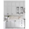 imageRavinte 30 Pack 114 inch Matte Black Zinc EuroStyle Cabinet Knobs Drawer Pulls ampamp Door HandlesBlack