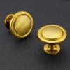 imageRavinte 30 Pack 114 inch Matte Black Zinc EuroStyle Cabinet Knobs Drawer Pulls ampamp Door HandlesBrushed Brass