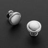 imageRavinte 30 Pack 114 inch Matte Black Zinc EuroStyle Cabinet Knobs Drawer Pulls ampamp Door HandlesBrushed Nickel