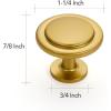 imageRavinte 30 Pack 114 inch Matte Black Zinc EuroStyle Cabinet Knobs Drawer Pulls ampamp Door HandlesChampagne Bronze