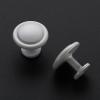 imageRavinte 30 Pack 114 inch Matte Black Zinc EuroStyle Cabinet Knobs Drawer Pulls ampamp Door HandlesGray