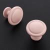 imageRavinte 30 Pack 114 inch Matte Black Zinc EuroStyle Cabinet Knobs Drawer Pulls ampamp Door HandlesPink