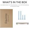 imageRavinte 30 Pack Solid 334 Inch Cabinet Handles  Brushed Brass Pulls for Kitchen Drawers and Cabinets  Hardware for CupboardsBrushed Nickel