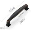 imageRavinte 30 Pack Solid 334 Inch Cabinet Handles  Brushed Brass Pulls for Kitchen Drawers and Cabinets  Hardware for CupboardsOil Rubbed Bronze