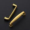 imageRavinte 5 Pack Solid 334 Inch Kitchen Cabinet Handles Brushed Nickel Cabinet Pulls Satin Nickel Drawer Pulls Kitchen Cabinet Hardware Kitchen Handles for Cabinets Cupboard Handles Drawer HandlesBrushed Brass