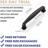 imageRavinte 5 Pack Solid 334 Inch Kitchen Cabinet Handles Brushed Nickel Cabinet Pulls Satin Nickel Drawer Pulls Kitchen Cabinet Hardware Kitchen Handles for Cabinets Cupboard Handles Drawer HandlesOil Rubbed Bronze