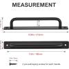 imageRavinte Barn Door Handles 8 Pack Sliding Door Handle 75quot Hole Center Barn Door Handles Black Cabinet Handles Door Pull Handle Zinc Alloy Door Pulls with Plate for Sliding Closet Door Handle8