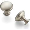 imageRavinte 10 Pack Brushed Nickel Round Zinc Cabinet Knobs for Kitchen Bathroom Closet Dresser CabinetsBrushed Nickel