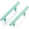 imageRavinte 12 Pack 5 inch Kitchen Cabinet Handles Cabinet Pulls Brushed Nickel Stainless Steel Kitchen Drawer Pulls Cupboard Handles 3quot Hole CenterGreen