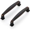 imageRavinte 30 Pack Solid 334 Inch Cabinet Handles  Brushed Brass Pulls for Kitchen Drawers and Cabinets  Hardware for CupboardsOil Rubbed Bronze