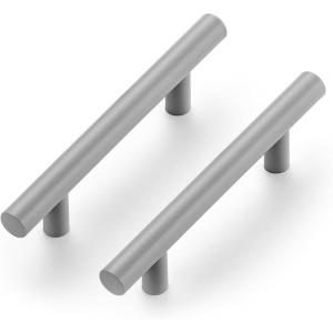 imageRavinte 12 Pack 5 inch Kitchen Cabinet Handles Cabinet Pulls Brushed Nickel Stainless Steel Kitchen Drawer Pulls Cupboard Handles 3quot Hole CenterGray