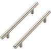 image30 Pack 738 inch Cabinet Pulls Brushed Nickel Stainless Steel Kitchen Cupboard Handles Cabinet Handles 5 inch 128mm Hole CenterSatin Nickel