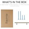 image30 Pack 738 inch Cabinet Pulls Brushed Nickel Stainless Steel Kitchen Cupboard Handles Cabinet Handles 5 inch 128mm Hole CenterSatin Nickel