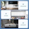 imageRavinte 1 Pack Stainless Steel 845 Inch Cabinet Pulls Brushed Nickel Kitchen Cabinet Handles Square Kitchen Hardware for Cabinet Come with Screwdriver1