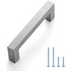 imageRavinte 1 Pack Stainless Steel 845 Inch Cabinet Pulls Brushed Nickel Kitchen Cabinet Handles Square Kitchen Hardware for Cabinet Come with Screwdriver1