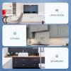 imageRavinte 1 Pack Stainless Steel 845 Inch Cabinet Pulls Brushed Nickel Kitchen Cabinet Handles Square Kitchen Hardware for Cabinet Come with Screwdriver25