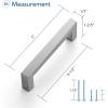 imageRavinte 1 Pack Stainless Steel 845 Inch Cabinet Pulls Brushed Nickel Kitchen Cabinet Handles Square Kitchen Hardware for Cabinet Come with Screwdriver5