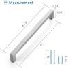 imageRavinte 1 Pack Stainless Steel 845 Inch Cabinet Pulls Brushed Nickel Kitchen Cabinet Handles Square Kitchen Hardware for Cabinet Come with Screwdriver20