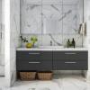 imageRavinte 1 Pack Stainless Steel 845 Inch Cabinet Pulls Brushed Nickel Kitchen Cabinet Handles Square Kitchen Hardware for Cabinet Come with Screwdriver3