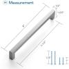 imageRavinte 1 Pack Stainless Steel 845 Inch Cabinet Pulls Brushed Nickel Kitchen Cabinet Handles Square Kitchen Hardware for Cabinet Come with Screwdriver15