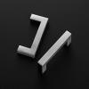 imageRavinte 1 Pack Stainless Steel 845 Inch Cabinet Pulls Brushed Nickel Kitchen Cabinet Handles Square Kitchen Hardware for Cabinet Come with Screwdriver10
