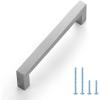 imageRavinte 1 Pack Stainless Steel 845 Inch Cabinet Pulls Brushed Nickel Kitchen Cabinet Handles Square Kitchen Hardware for Cabinet Come with Screwdriver1