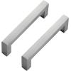 imageRavinte 1 Pack Stainless Steel 845 Inch Cabinet Pulls Brushed Nickel Kitchen Cabinet Handles Square Kitchen Hardware for Cabinet Come with Screwdriver30