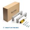 imageRavinte 1 Pack Stainless Steel 845 Inch Cabinet Pulls Brushed Nickel Kitchen Cabinet Handles Square Kitchen Hardware for Cabinet Come with Screwdriver15