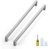 imageRavinte 1 Pack Stainless Steel 845 Inch Cabinet Pulls Brushed Nickel Kitchen Cabinet Handles Square Kitchen Hardware for Cabinet Come with Screwdriver15