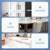 imageRavinte 1 Pack Stainless Steel 845 Inch Cabinet Pulls Brushed Nickel Kitchen Cabinet Handles Square Kitchen Hardware for Cabinet Come with Screwdriver10
