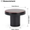 imageRavinte 10 Pack Matte Black Cabinet and Drawer Knobs  115 Inch Round Pulls for Kitchen Dressers and ClosetsOil Rubbed Bronze