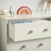 imageRavinte 10 Pack Matte Black Cabinet and Drawer Knobs  115 Inch Round Pulls for Kitchen Dressers and ClosetsPurple