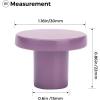 imageRavinte 10 Pack Matte Black Cabinet and Drawer Knobs  115 Inch Round Pulls for Kitchen Dressers and ClosetsPurple