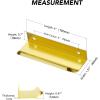 imageRavinte 15 Pack Finger Pulls for Cabinets 76mm3in Hole Center Tab Cabinet Handle Gold Finger Edge Pulls Concealed Handles for Kitchen Drawer Finger Cabinet Pulls 102mm402in Length5