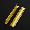 imageRavinte 15 Pack Finger Pulls for Cabinets 76mm3in Hole Center Tab Cabinet Handle Gold Finger Edge Pulls Concealed Handles for Kitchen Drawer Finger Cabinet Pulls 102mm402in Length20
