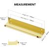 imageRavinte 15 Pack Finger Pulls for Cabinets 76mm3in Hole Center Tab Cabinet Handle Gold Finger Edge Pulls Concealed Handles for Kitchen Drawer Finger Cabinet Pulls 102mm402in Length30