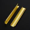 imageRavinte 15 Pack Finger Pulls for Cabinets 76mm3in Hole Center Tab Cabinet Handle Gold Finger Edge Pulls Concealed Handles for Kitchen Drawer Finger Cabinet Pulls 102mm402in Length3
