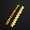 imageRavinte 15 Pack Finger Pulls for Cabinets 76mm3in Hole Center Tab Cabinet Handle Gold Finger Edge Pulls Concealed Handles for Kitchen Drawer Finger Cabinet Pulls 102mm402in Length10